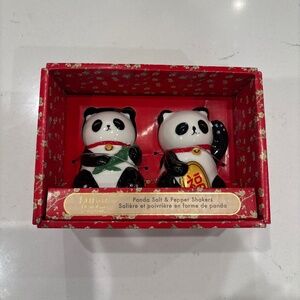 Lunar New Year Panda Salt and Pepper Shakers